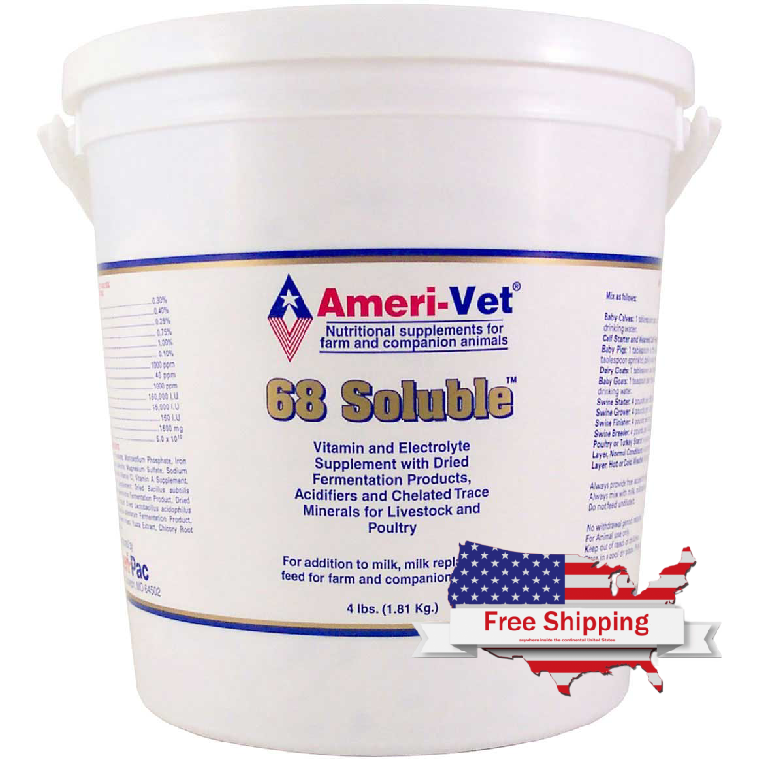 Vitamin & Electrolyte for Small Livestock & Poultry
