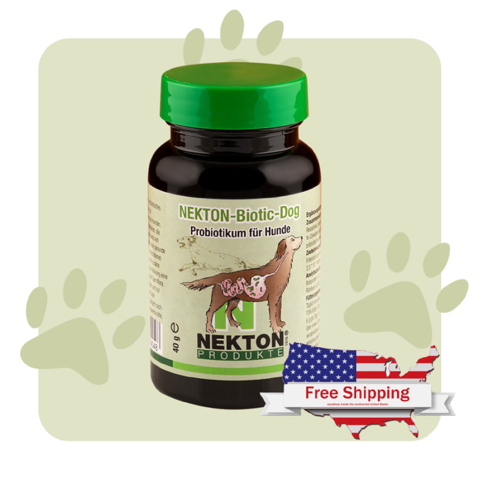 NEKTON-Biotic-Dog | Natural Probiotic Supplement for Dogs – Supports Gut Health & Immunity