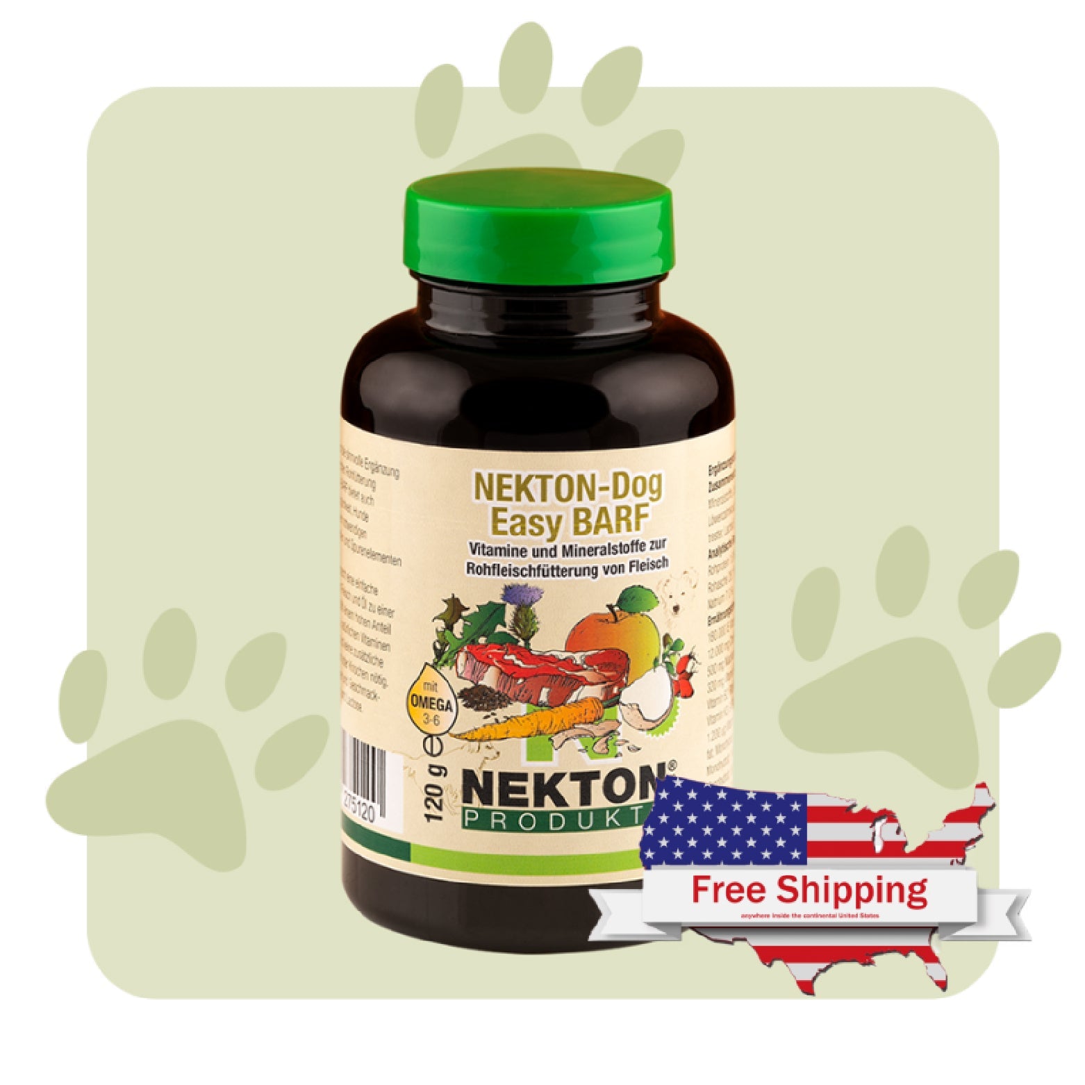 NEKTON-Dog Easy BARF | Complete Vitamin & Mineral Supplement for Raw Feeding Dogs