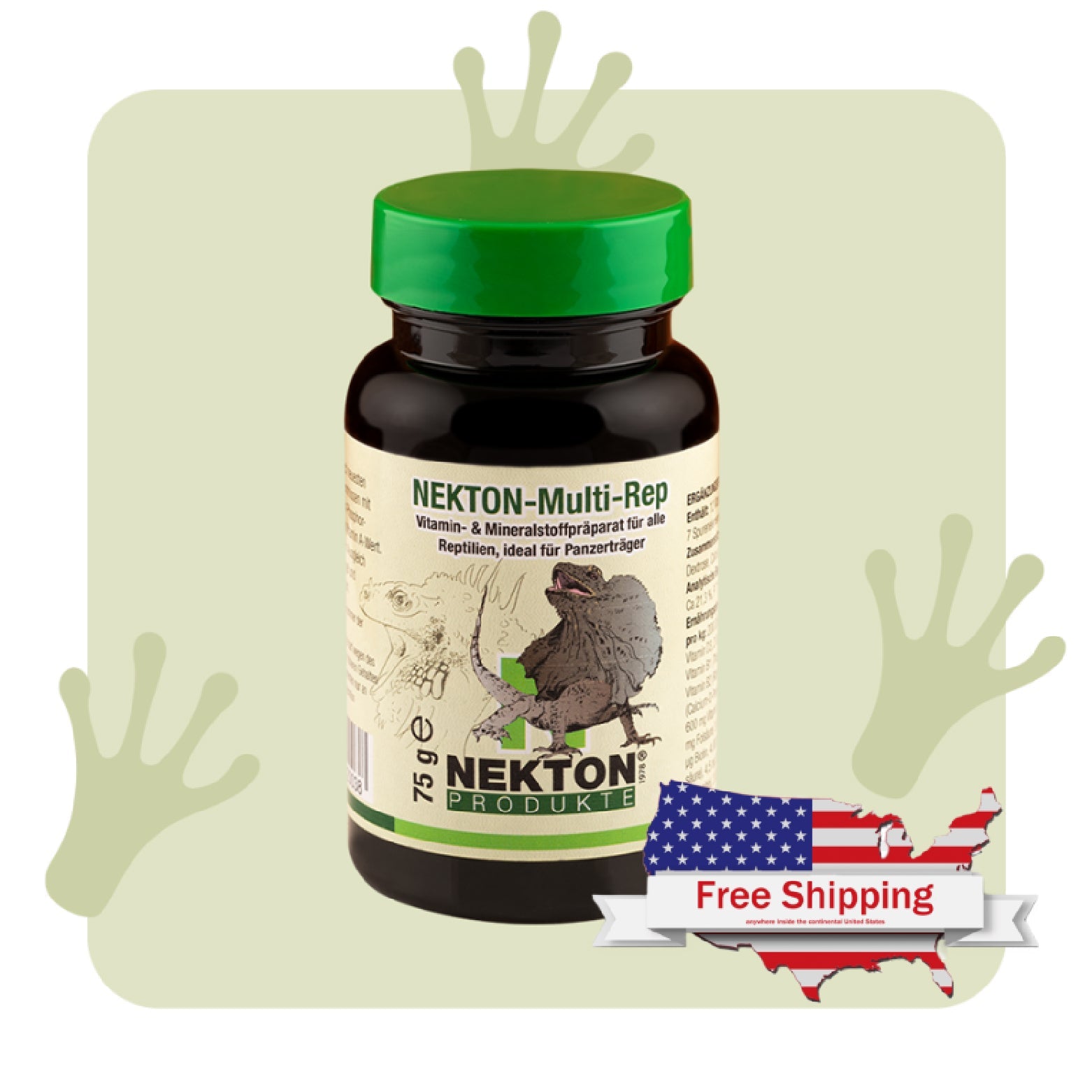 NEKTON-Multi-Rep | Complete Vitamin & Mineral Supplement for Reptiles – Ideal for Turtles & Shell Carriers