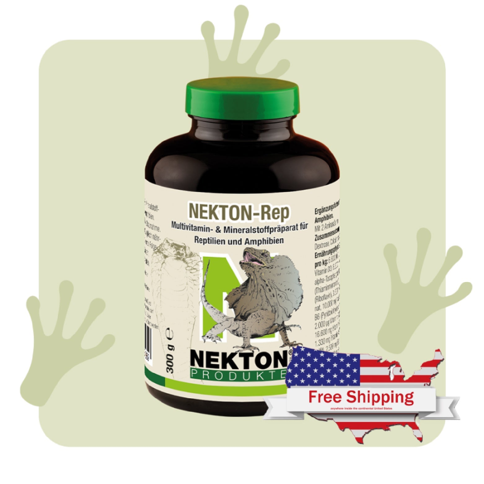 NEKTON-Rep | High-Potency Multivitamin Supplement for Reptiles & Amphibians – Supports Skin, Growth & Vitality