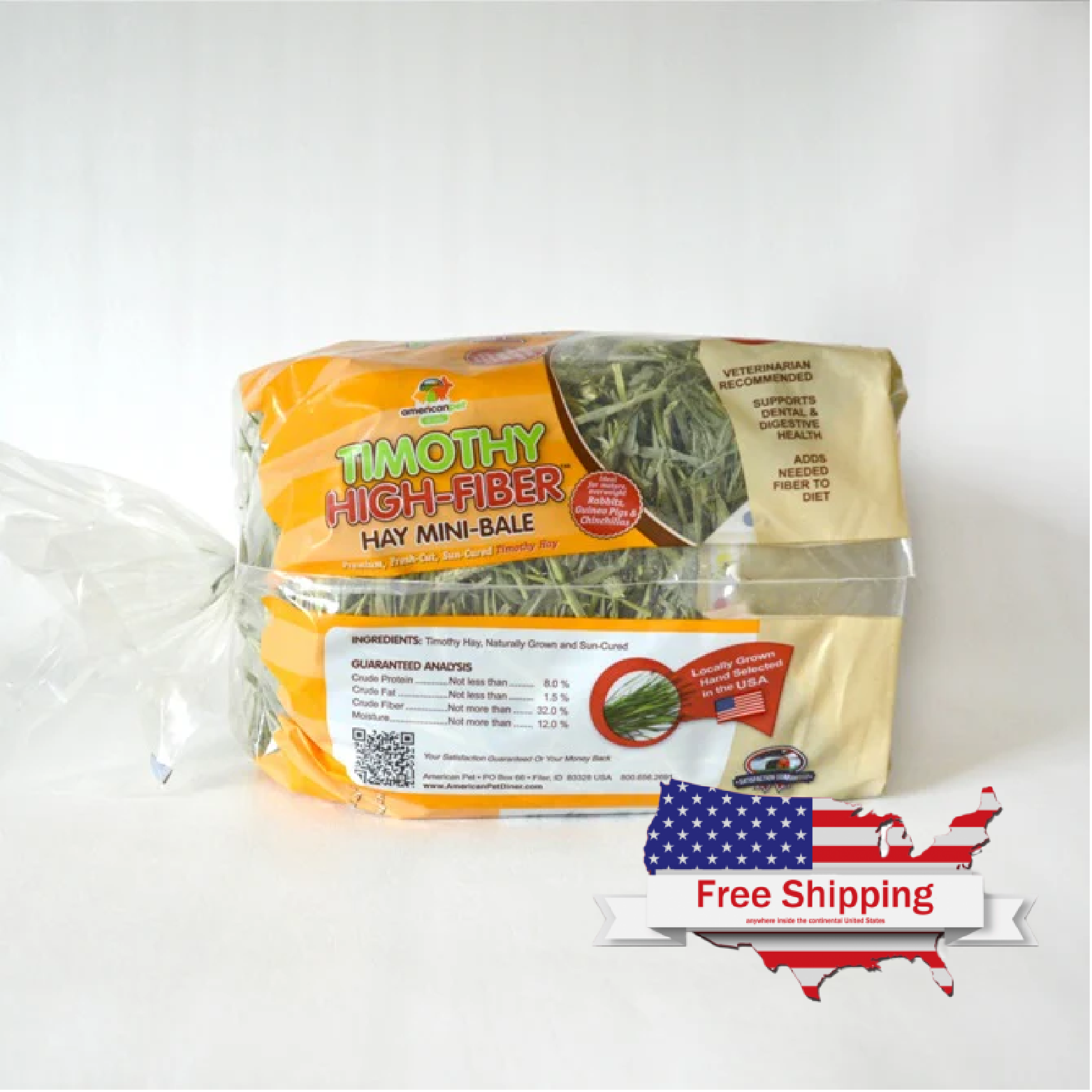 high fiber hay mini-bale