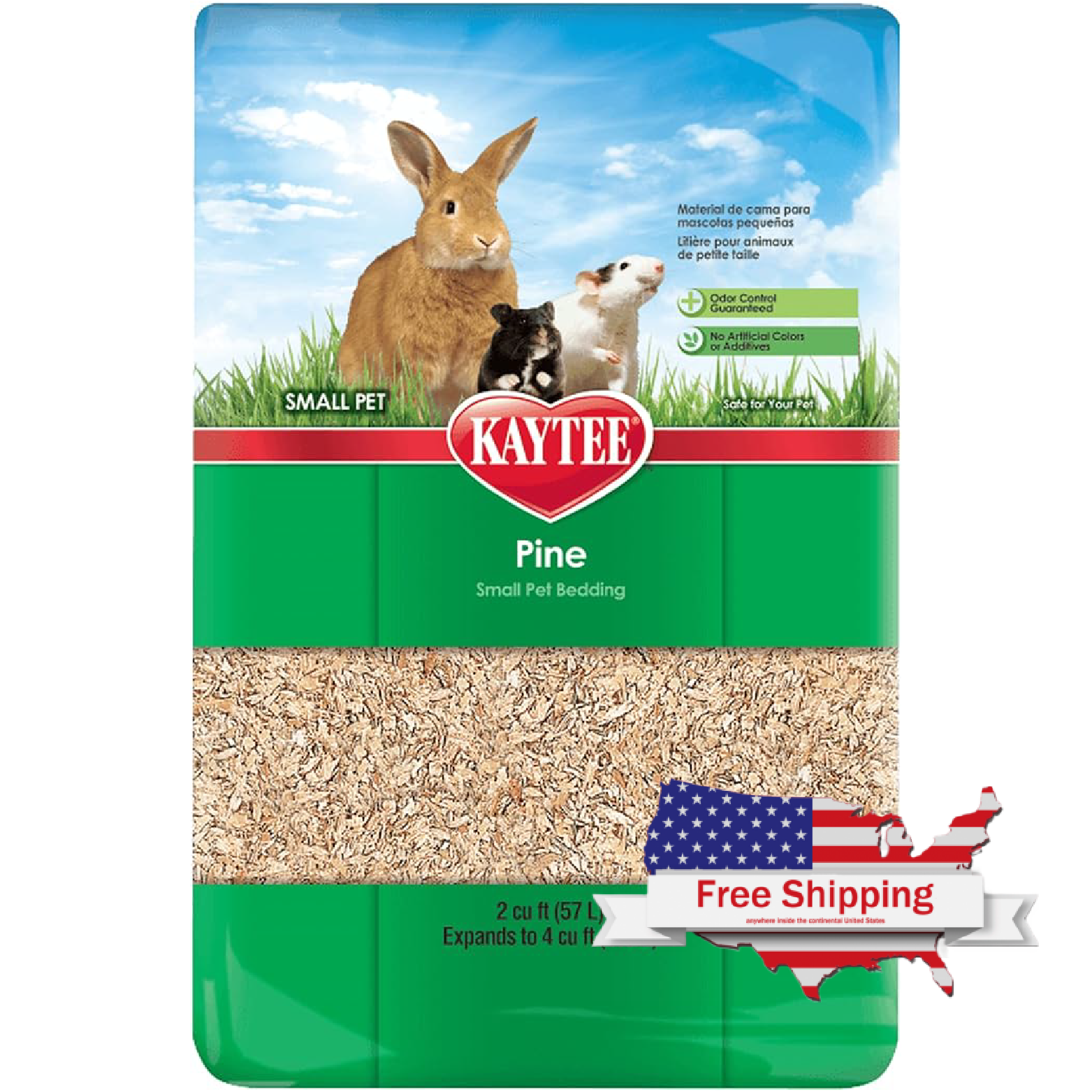 Pine Pet Litter for Small Pets