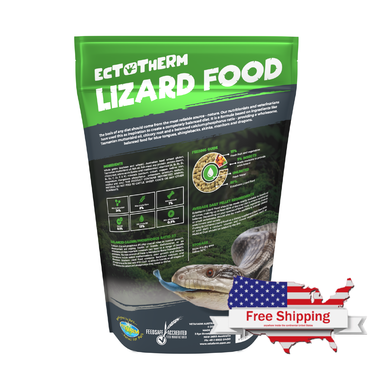 Lizard Food Directions