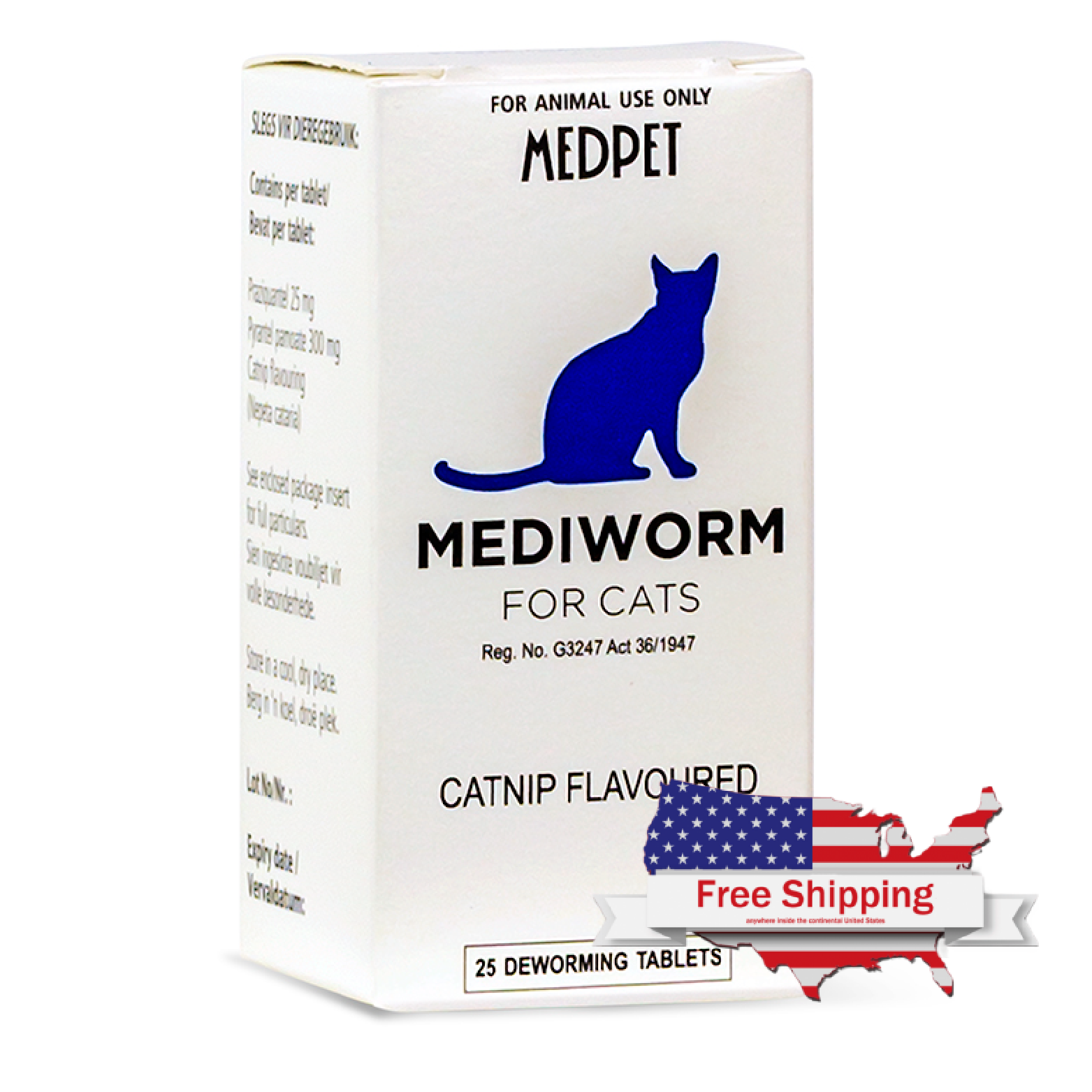 Dewormer for Cats & Kittens: Mediworm for Cats - Effective Cat Wormer