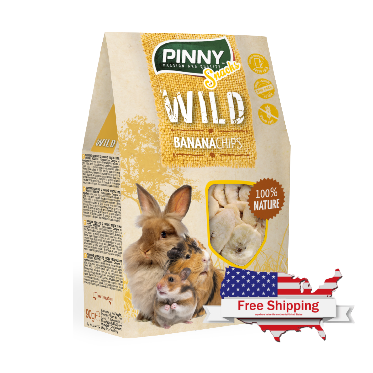 Wild Snack Banana Chips (Pinny)