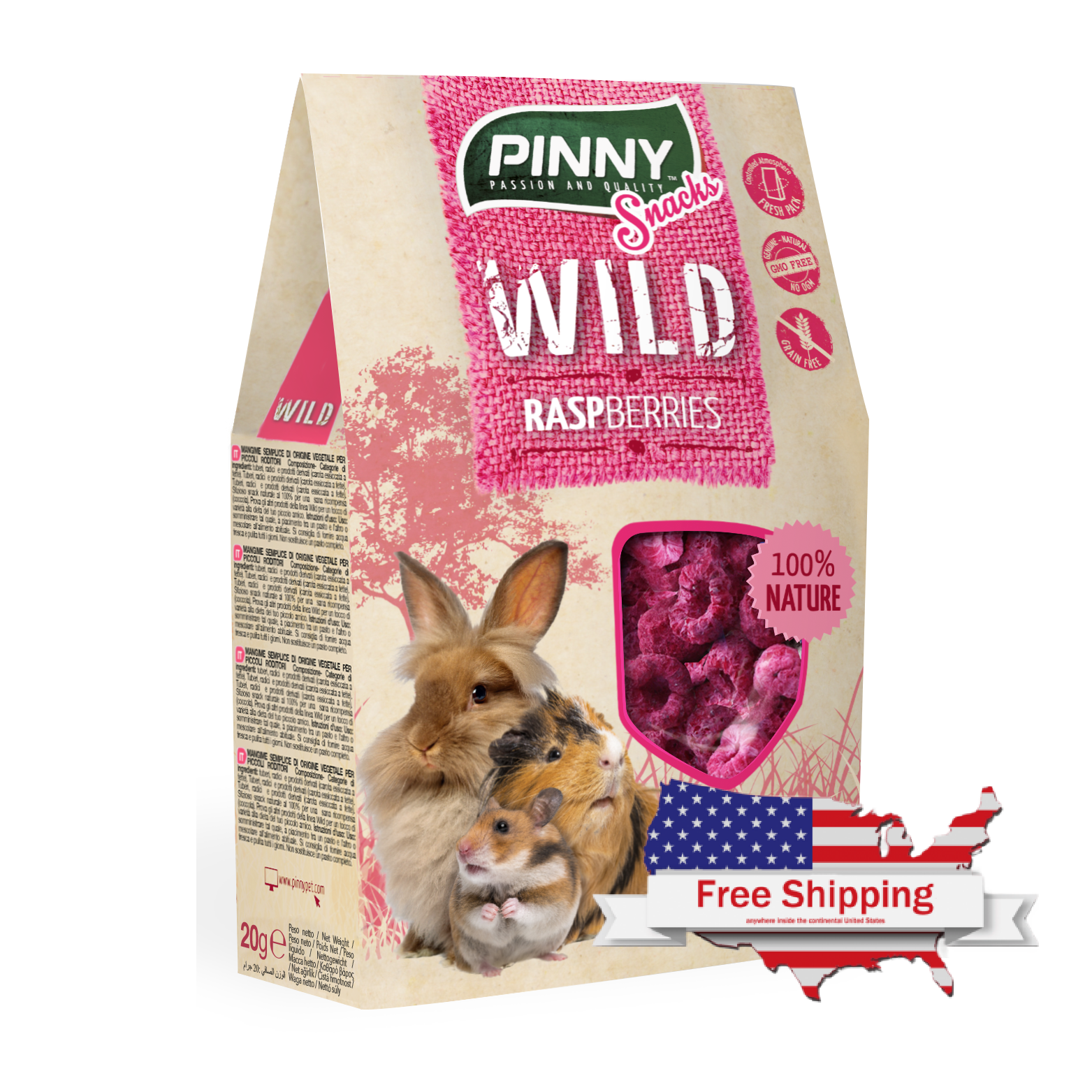 Wild Snack Raspberry (Pinny)