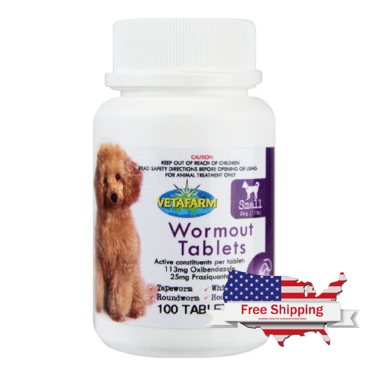 Wormout (Vetafarm): Effective Dog Dewormer / Cat Dewormer