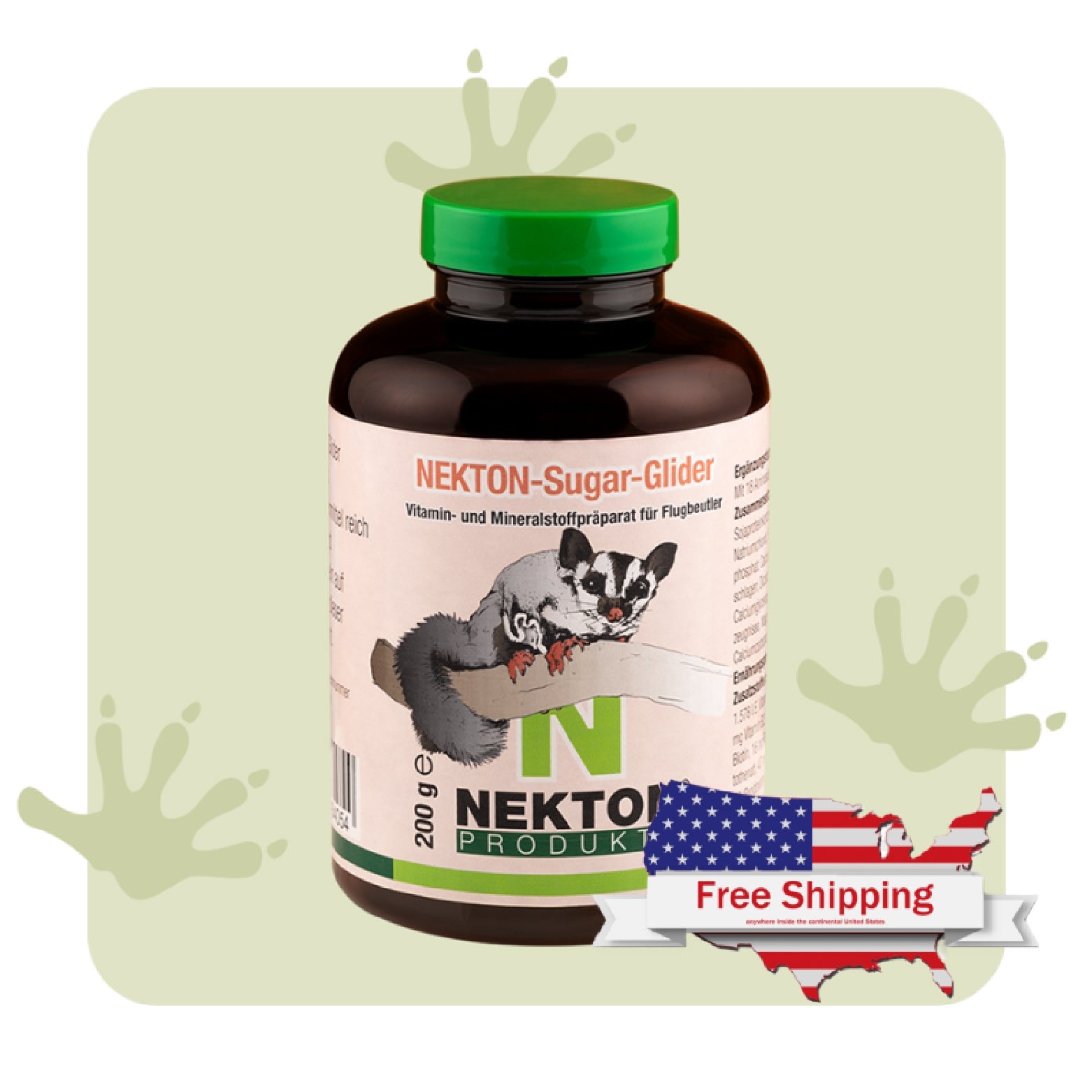 NEKTON-Sugar-Glider | Vitamin & Mineral Supplement for Sugar Gliders – Supports Balanced Nutrition & Vitality