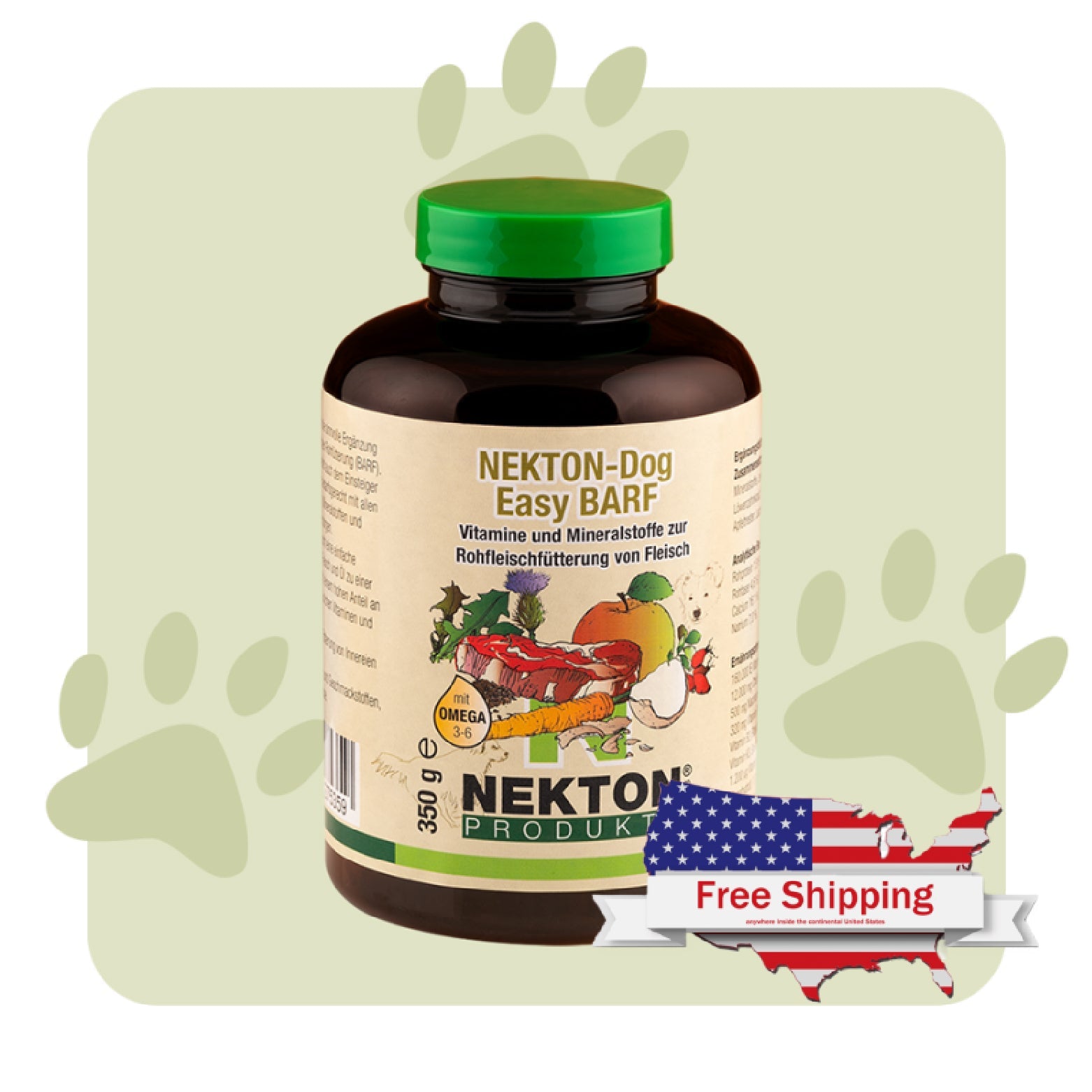NEKTON-Dog Easy BARF | Complete Vitamin & Mineral Supplement for Raw Feeding Dogs