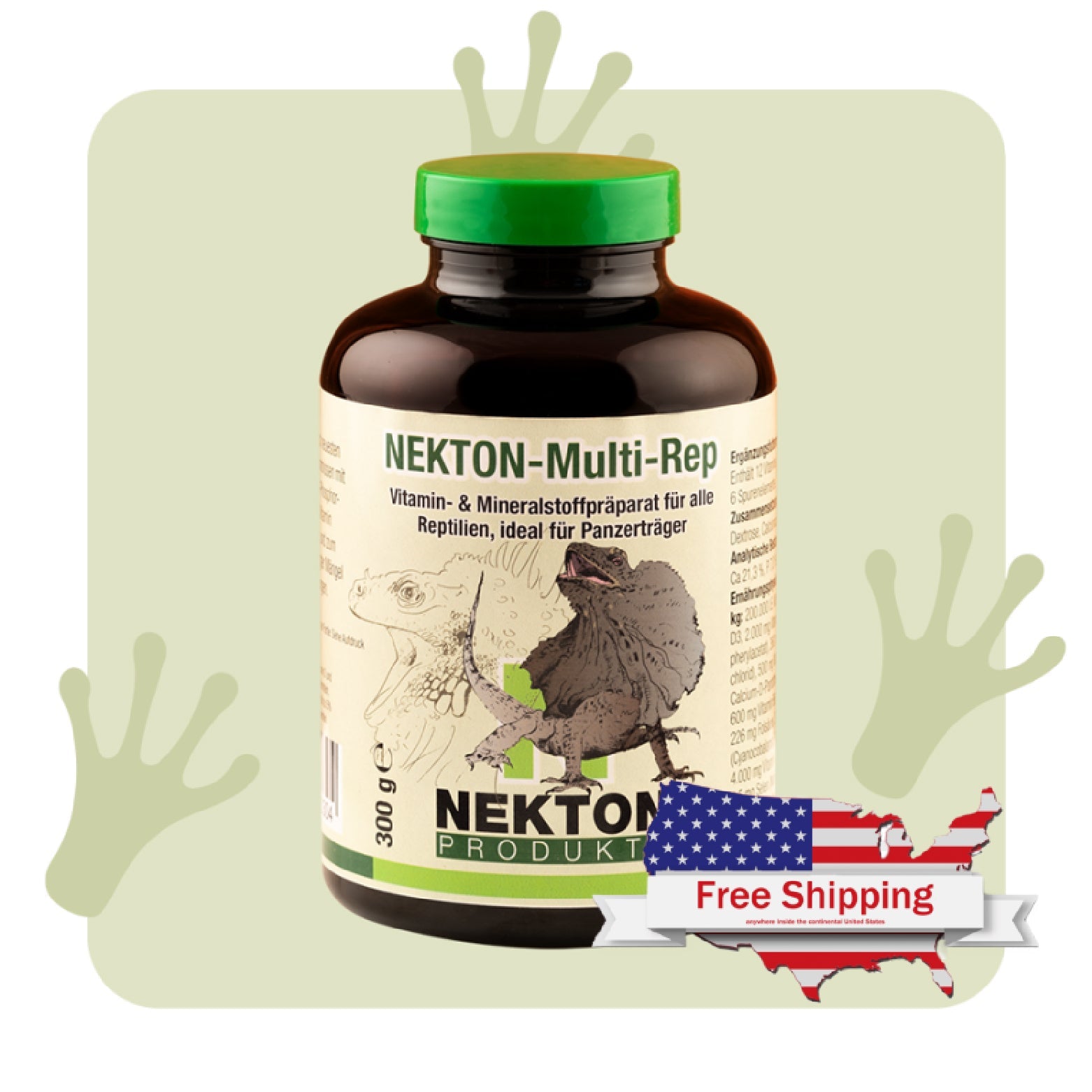 NEKTON-Multi-Rep | Complete Vitamin & Mineral Supplement for Reptiles – Ideal for Turtles & Shell Carriers