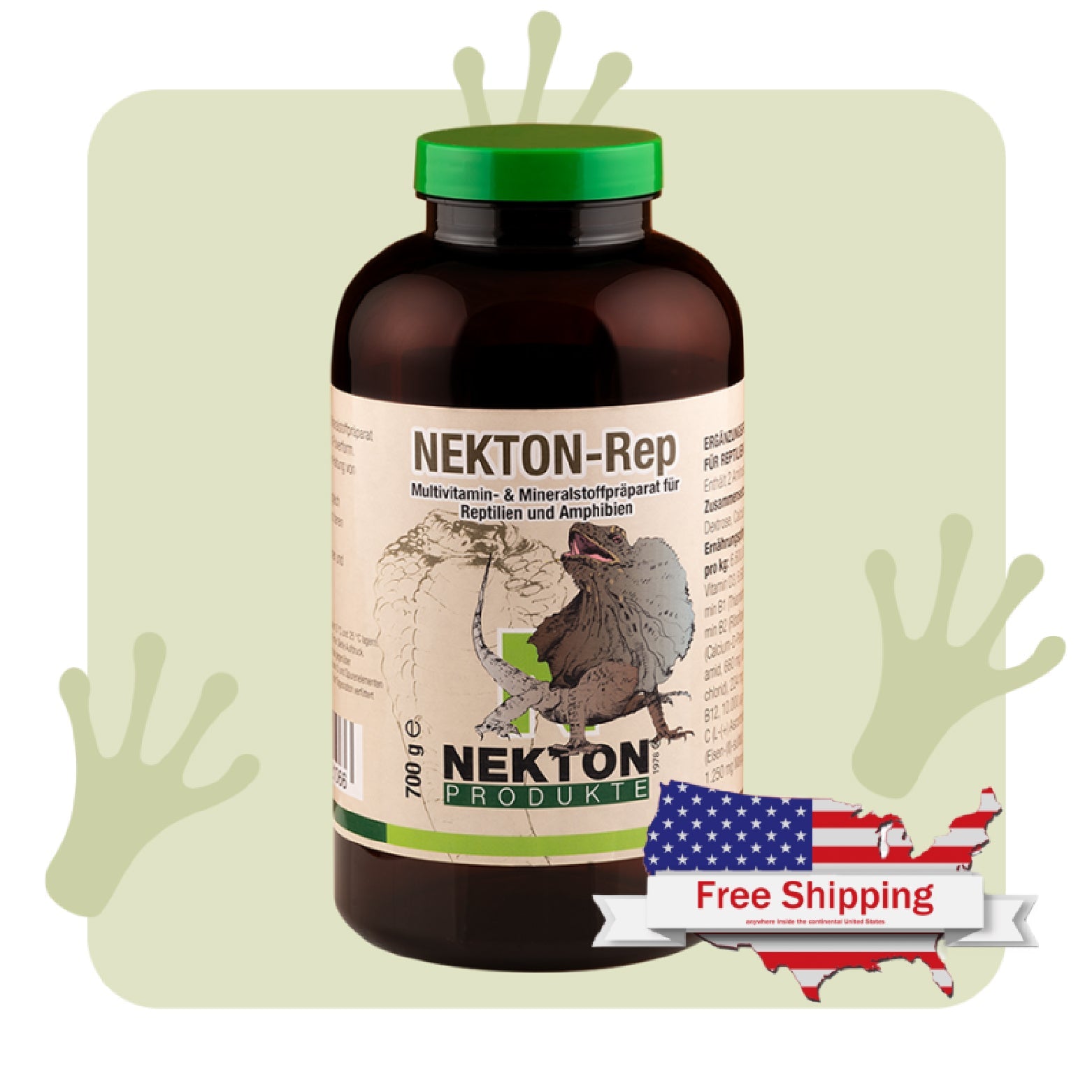 NEKTON-Rep | High-Potency Multivitamin Supplement for Reptiles & Amphibians – Supports Skin, Growth & Vitality