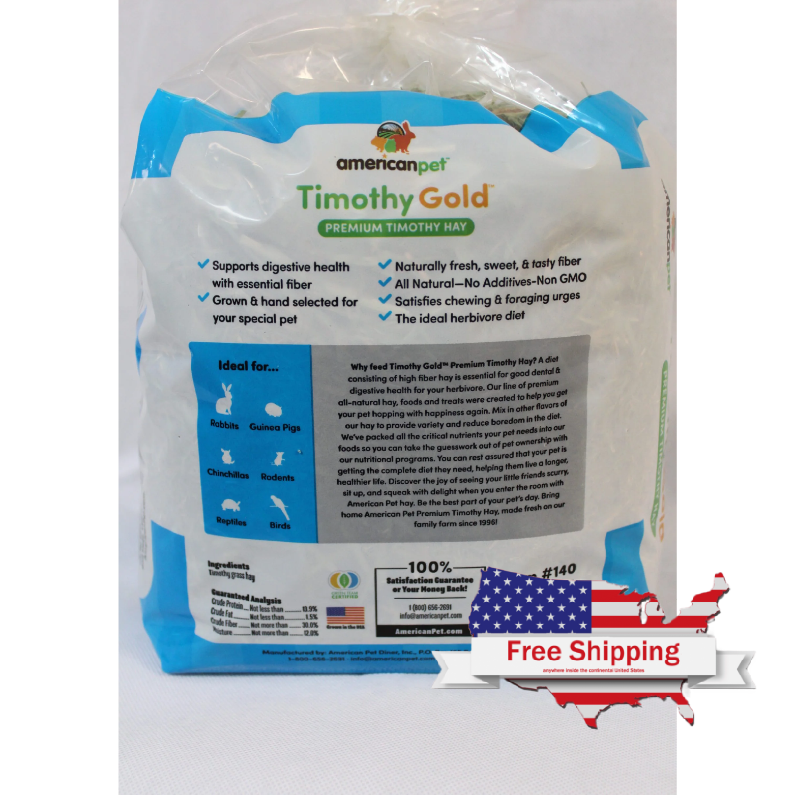 Timothy Gold Hay Directions